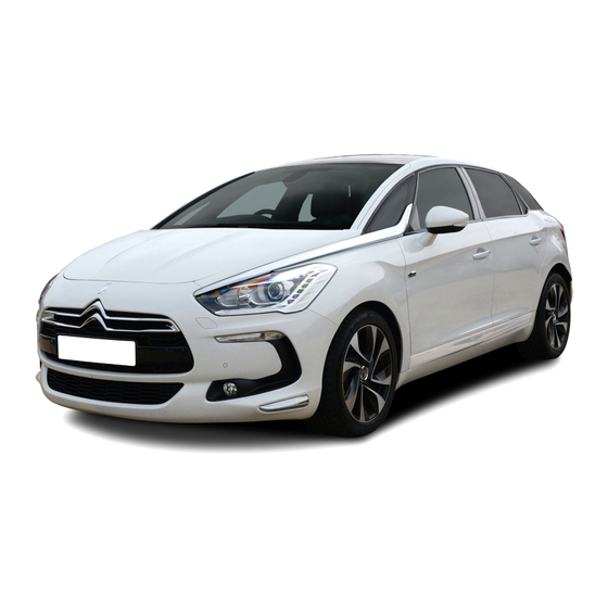 CITROEN DS5 Hybrid4 2014 Notice D'emploi