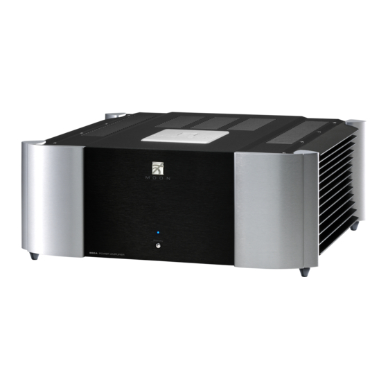 Simaudio MOON 860A Guide D'utilisation