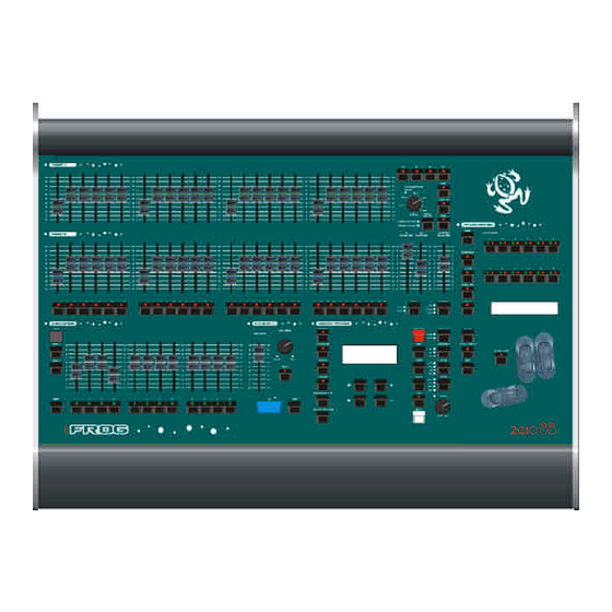 Zero 88 FROG Mode D'emploi