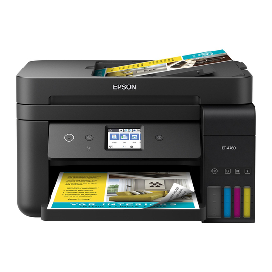 Epson ET-4760 Guide De L'utilisateur