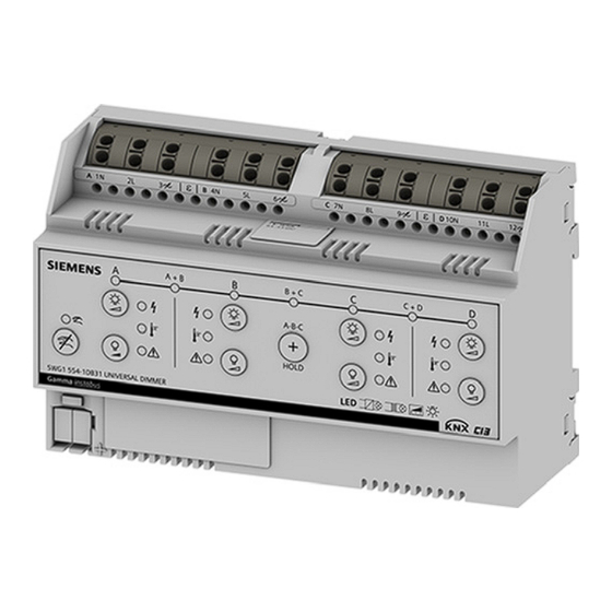 Siemens 5WG1 554-1DB31 Notice D'utilisation