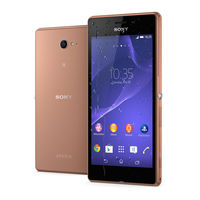 Sony Xperia M2 Aqua D2403 Guide De L'utilisateur