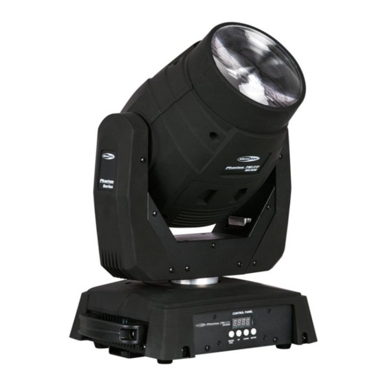 SHOWTEC PHANTOM 75 LED BEAM Mode D'emploi