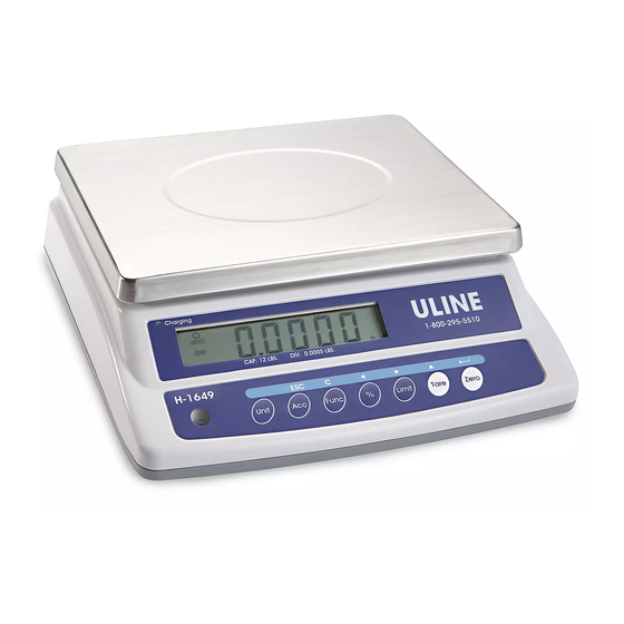 Uline H-1649 Mode D'emploi