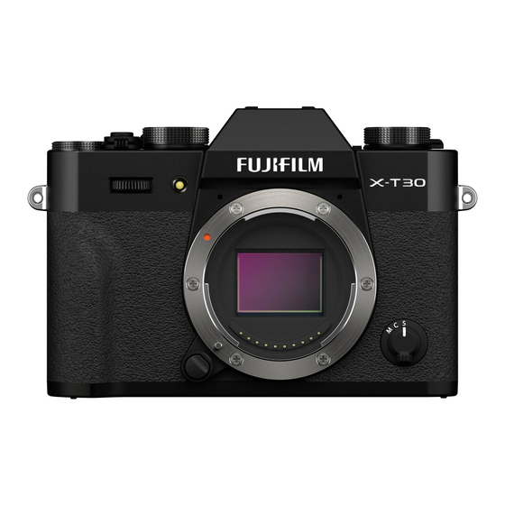 FujiFilm X-T30 II Manuel De Base