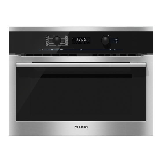 Miele H6100BM Instructions D'utilisation Et D'installation