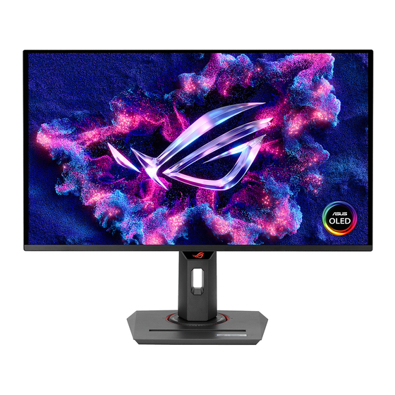 Asus ROG Strix OLED XG27ACDNG Mode D'emploi