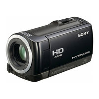 Sony Handycam HDR-CX100 Mode D'emploi