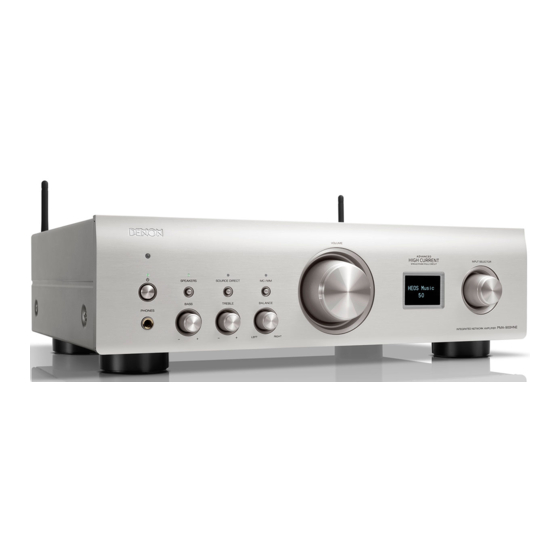 Denon PMA-900HNE Guide Rapide