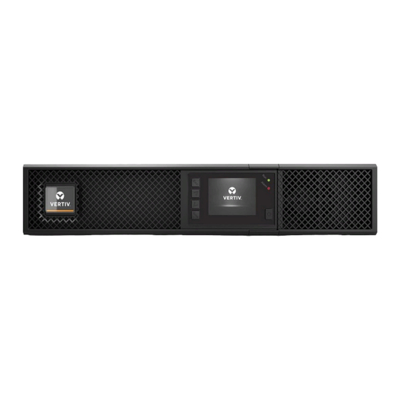 Vertiv Liebert GXT5 Guide D'installation Et D'utilisation