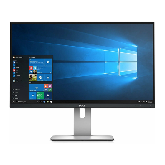 Dell UltraSharp U2515H Guide De L'utilisateur