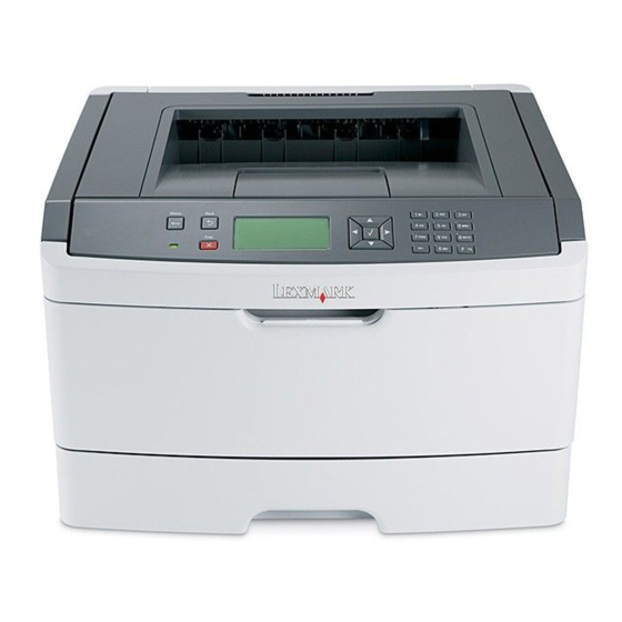 Lexmark E460dw Guide De L'utilisateur