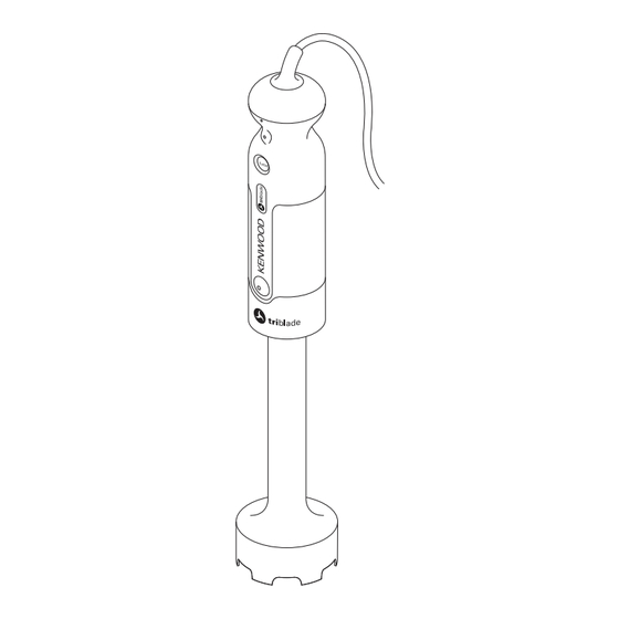 Kenwood triblade HB710 Série Instructions