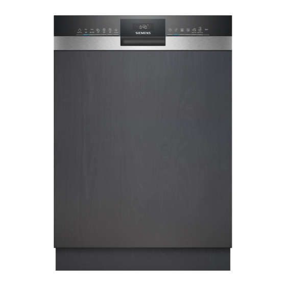 Siemens SN53HS01CE Manuel D'utilisation