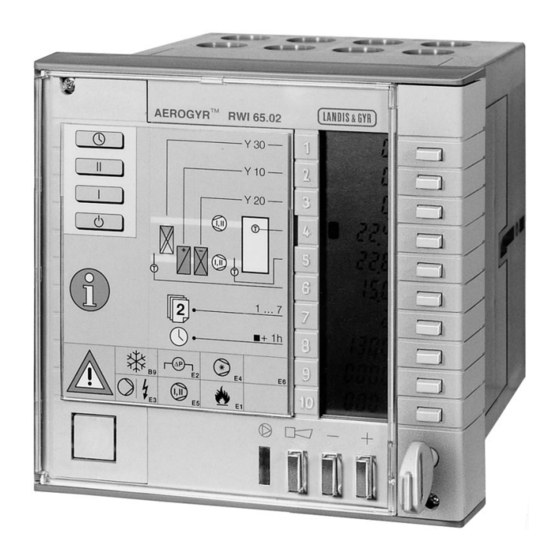 Siemens AEROGYR RWI65.02 Manuel Technique