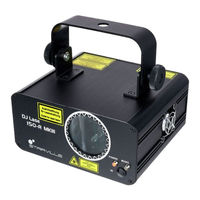 thomann STAIRVILLE DJ Lase 150-R MK-III laser Notice D'utilisation