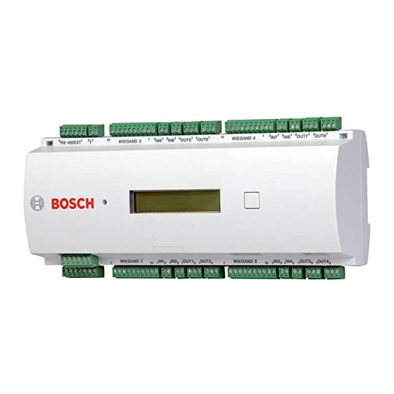 Bosch Access Modular Controller 2 Manuel D'installation