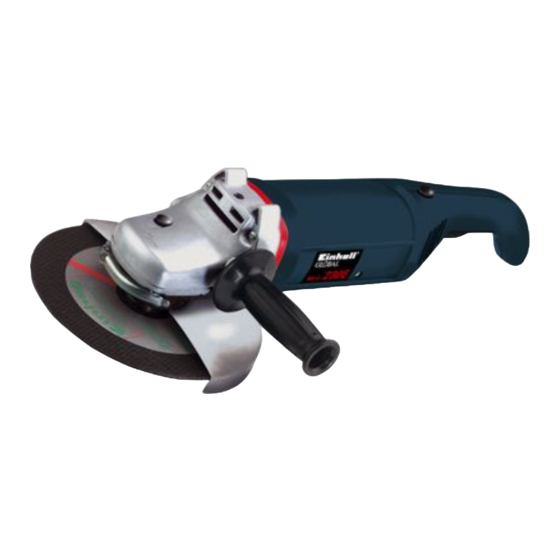 EINHELL Global WS-G 230 E Instructions De Service