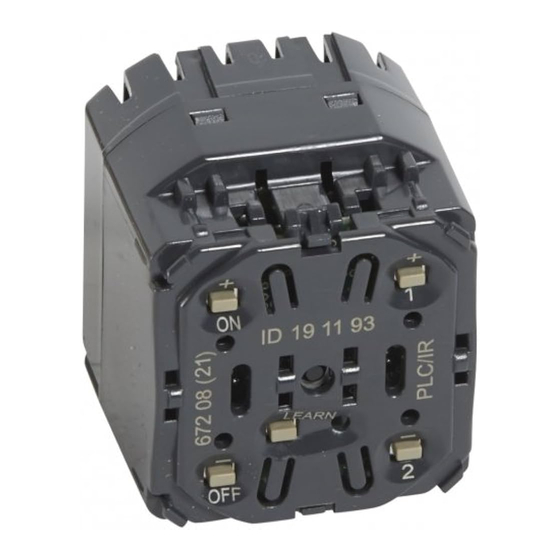 LEGRAND Celiane CPL/IR Mode D'emploi