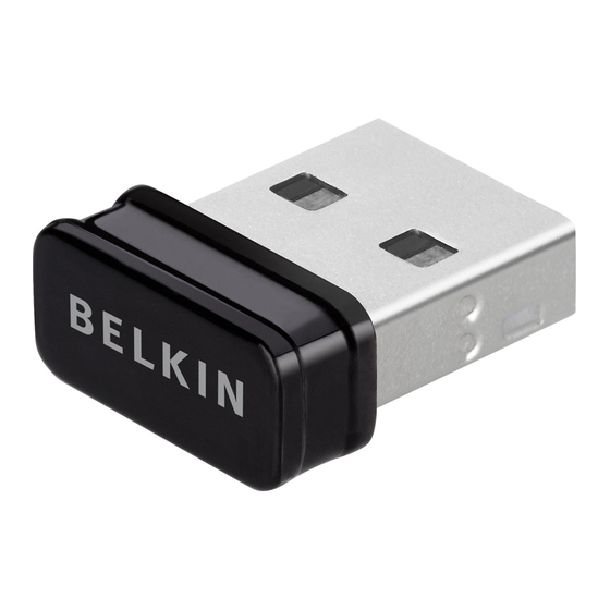 Belkin F7D1102 Manuel De L'utilisateur