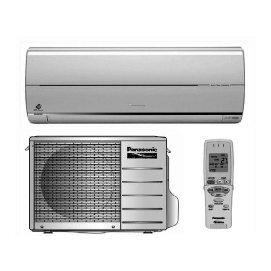 Panasonic CS-XE9EKE Manuel D'utilisation
