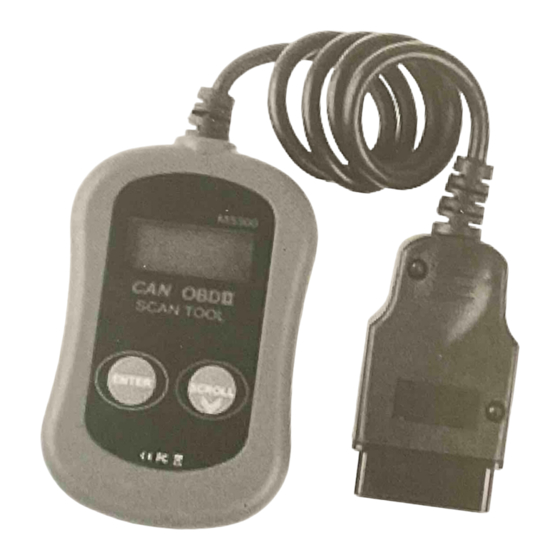 Maxiscan CAN OBDII MS300 Manuel De L'utilisateur