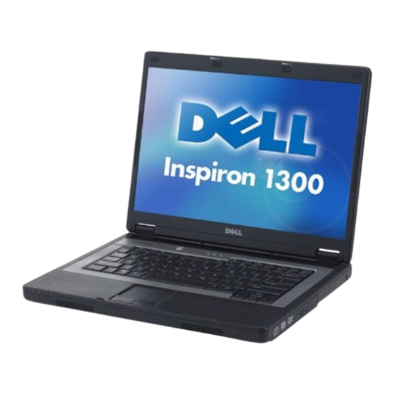 Dell Inspiron 1300 Manuel Du Propriétaire