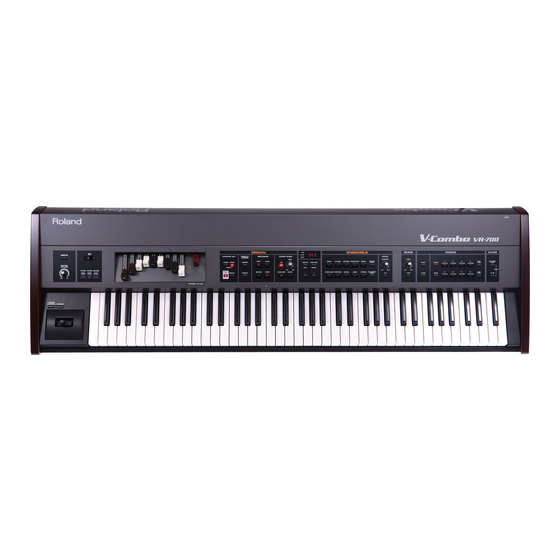 Roland V-Combo VR-700 Mode D'emploi