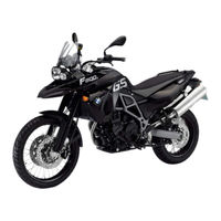 BMW F800 GS Manuel