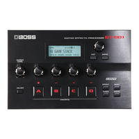 Boss GT-001 Mode D'emploi