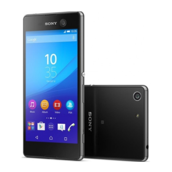 Sony Xperia M5 E5603 Manuels