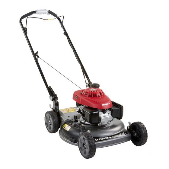 Honda HRS536C5VKEA Manuel De L'utilisateur