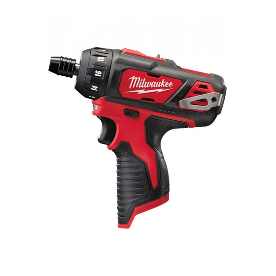 Milwaukee M12 BD Notice Originale