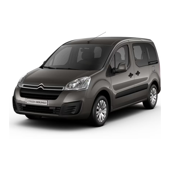 CITROEN E-BERLINGO MULTISPACE Manuels