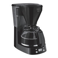 Melitta EasyTop Timer Mode D'emploi