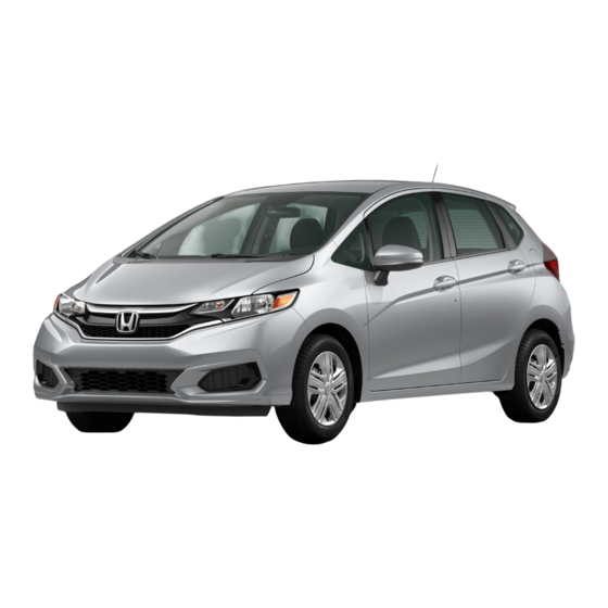 Honda JAZZ Manuel Du Propriétaire