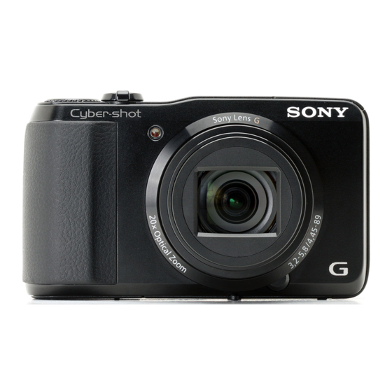 Sony Cyber-shot DSC-HX20V Mode D'emploi