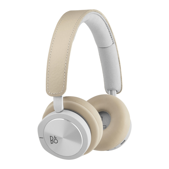 Bang & Olufsen Beoplay H8i Mode D'emploi
