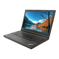 Lenovo ThinkPad W540 Guide D'utilisation