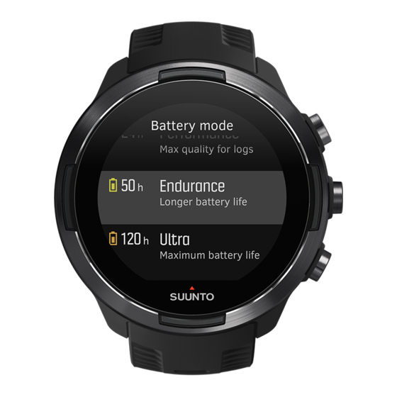 Suunto 9 Mode D'emploi