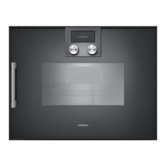 Gaggenau BSP2501 1 Série Manuels