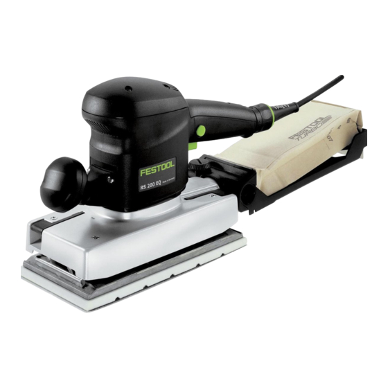 Festool RS 200 EQ Notice D'utilisation D'origine