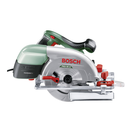 Bosch PKS 55 Notice Originale