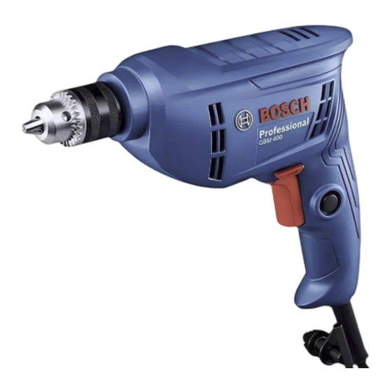 Bosch GBM 400 Professional Notice Originale