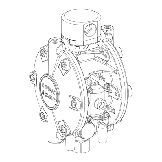 Binks DX200 Série Manuel D'entretien