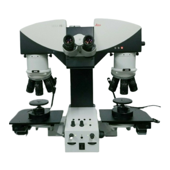 Leica Microsystems FS C Manuel D'utilisation