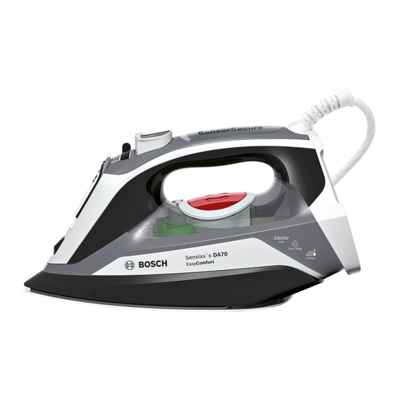 Bosch Sensixx'x DA70 EasyComfort Notice D'utilisation