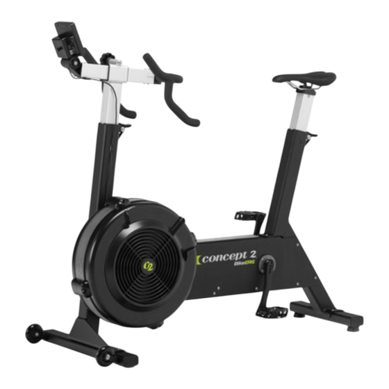 concept 2 BikeERG Manuel Du Produit
