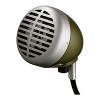 Shure GREEN BULLET Mode D'emploi