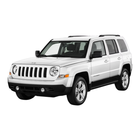 Jeep Patriot 2016 Guide De L'automobiliste